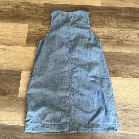 J. Crew Light Denim Sleeveless dress. Size L - Picture 3 of 5